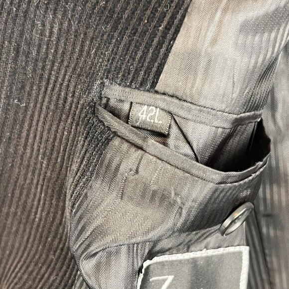 Zagato Signature Collection Blazer Mens 42L Corduroy Sport Coat Jacket Lined - Picture 7 of 16